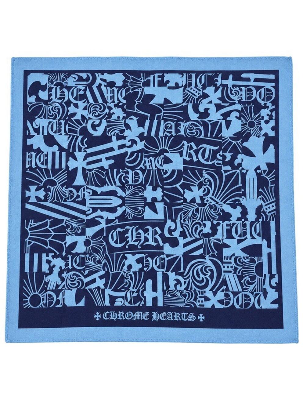 Chrome Hearts Eyewear Glasses Cleaning Cloth Microfiber Blue Cross Logo Rare